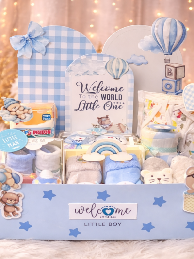 Welcome Little Boy Premium Baby Gift Hamper