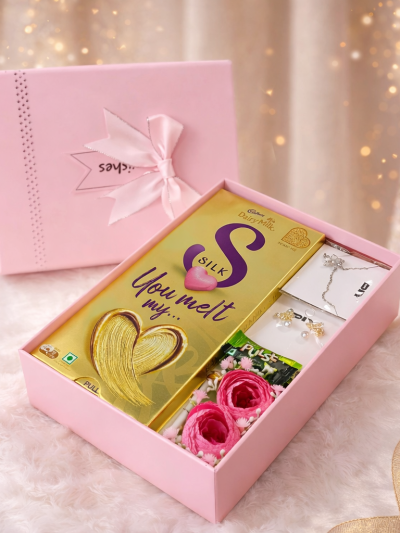 You Melt My Heart Luxury Chocolate & Jewellery Surprise Hamper